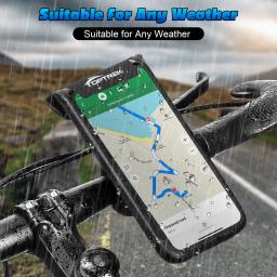 Bicicleta magnética suporte do telefone, impermeável ciclismo acessórios, MTB guidão stand, liberação rápida, equitação suporte, 360 ° rotativo - Image 2