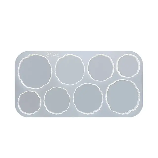 Moldes de Silicone Redondos e Irregulares para Resina e Epóxi
