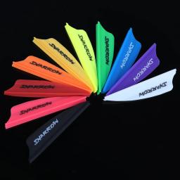 DIY Rubber Air Groove Seta Eixo Coletes, Archery Arrow Feather, arco ao ar livre, caça, Tiro Acessórios, 1.75 ", 50Pcs - Image 2