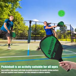 Pickleball Raquetes Set, Conjunto de 2 Raquetes e 4 Pickleballs, Raquete Pickle-Ball, Acessório Esportivo - Image 5