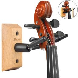 Madeira e Metal Titular Guitarra, Wall Mount, Stand Peças e Acessórios, Home Instrument Display, Cabides, Guitar Picks - Image 4