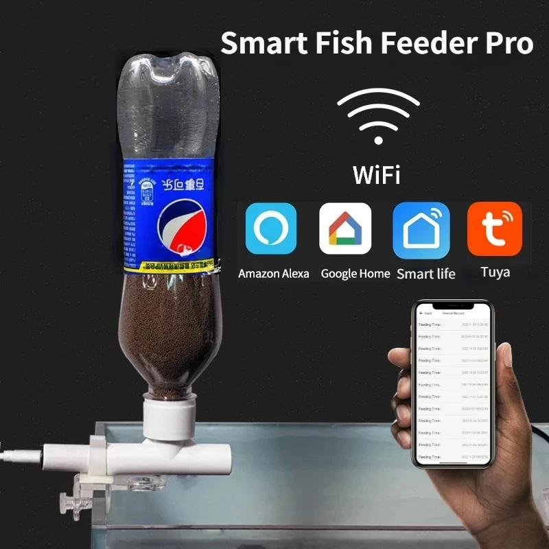 Alimentador automático de tanques de peixes Controle remoto do telefone móvel Momento inteligente Peixes ornamentais Aquário de comida de tartaruga - Image 1