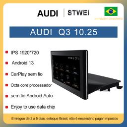 Android 13 Carplay Sem Fio Auto, 10.25 ", 8 Núcleo, Jogador De Carro, Multimídia, Tela De Navegação GPS, Audi Q3, 13-18 Ano, Preço De Fábrica - Image 1