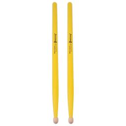 1 par de baquetas ponta oval vermelho/preto/azul/amarelo/verde/laranja/branco/roxo/rosa acessórios de instrumentos musicais de madeira de bordo - Image 6