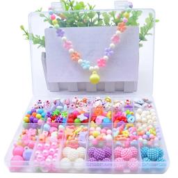 DIY Handmade Frisado Brinquedo com Acessório Conjunto para Crianças, Criativo 24 Grade, Fazer Jóias, Brinquedos Educativos, Presente para Menina - Image 5