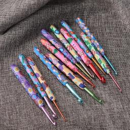 Conjunto de agulhas de crochê macio com alça macia, ganchos de crochê, 2-6mm, ferramenta de costura, 9pcs - Image 3