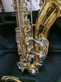 Saxofone Tenor Bb com acessórios Case, laca dourada, bronze amarelo, instrumento musical profissional, venda quente, YTS-82Z - Image 2