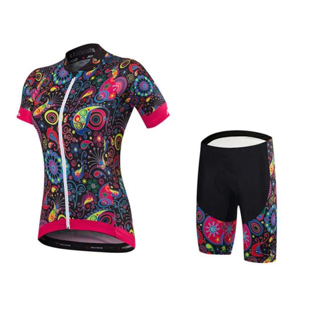 Conjunto Feminino de Ciclismo: Shorts e Jersey para Treino e Ginásio