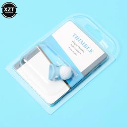 Macio antiderrapante dedal doméstico costura diy ferramentas protetor acolchoado artesanato acessórios médio grande dedal dedo retalhos - Image 5