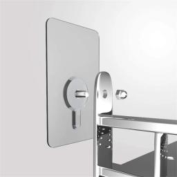50/1 pçs adesivo parafuso ganchos de parede moldura de foto relógio pendurado prego titular punch-livre cozinha banheiro gancho de armazenamento - Image 2