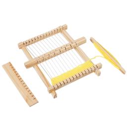Conjunto de tear de madeira para artesanato DIY, máquina trançada, ferramentas de tricô, materiais artesanais, suprimentos iniciantes, 1 PC - Image 6