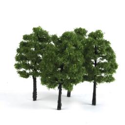 20 árvores modelo artificial trem de árvore ferroviária cenário construção árvore bonsai paisagem decoração 1:100 3.5cm - Image 1