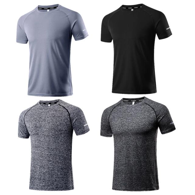 Camisa de Esporte Masculina Rápido Seco para Corrida e Ginástica - Camiseta Atlética Confortável para Fitness