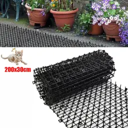 Esteira Deterrente de Plástico para Repelente de Animais, Ferramenta Scarer Spike, Esteira para Cães e Gatos, Ferramentas de Jardim Domésticas, Polipropileno, 2m - Image 1
