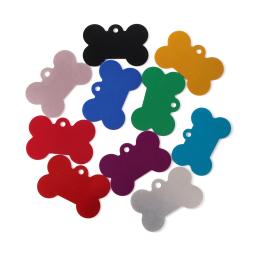 Alumínio osso Tags para Pet cão e gato, etiquetas personalizadas para prevenir a perda, Puppy Coleiras, marcadores ósseos, Pet Supplies, 10 pcs - Image 5