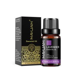 MAYJAM-Óleo Essencial para Umidificador, Difusor, Fabricação de Velas, Lavanda, Capim-Limão, Jasmim, Baunilha, Eucalipto, Rosa, Limão, 10ml - Image 1