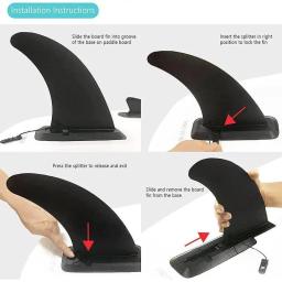 Surfwater Wave Fin SUP Acessório, Estabilizador Fit Stand, Splitter Up Board, Slide-in Side, Paddle Socket, Fin Central - Image 5