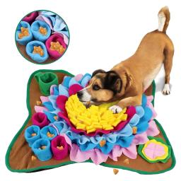 Portátil Pet Snuffle Feeding Mat, Dog Nosework Mat, Sniffing Treat, Puzzle Feeder para cães e gatos, Uso de viagem - Image 5