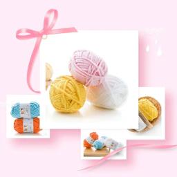 Fio de algodão multicolorido para tricô manual, fio de crochê, lã de boneca DIY, chapéus e cachecóis, 1pc - Image 3