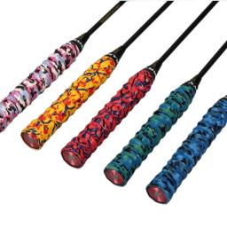 Fita antiderrapante do aperto da raquete do tênis e do badminton, Desgaste-Resistente, Absorção dobro do suor, Stretchability - Image 1