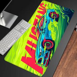 Mouse Pad antiderrapante para jogadores de computador, Rally Sports GTR, carro de corrida Mousepad, impressão HD, borda de bloqueio, teclado, PC, mesa, XXL90 x 40cm - Image 5