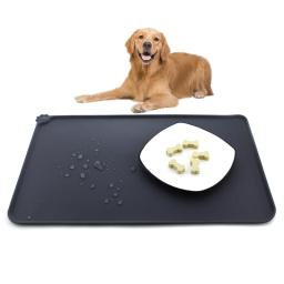 Silicone Pet Food Mat com lábios altos, antiaderente, impermeável, isolamento térmico, pet pad, alimentador de cachorro, tigela Placemat, bandeja, Pet Supplies - Image 2