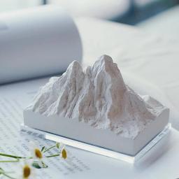 Snow Mountain Shape Aromaterapia Cimento Gesso, Artesanato De Gesso, Molde De Silicone, Ornamento De Gesso Concreto, Decoração De Casa Moldes - Image 5