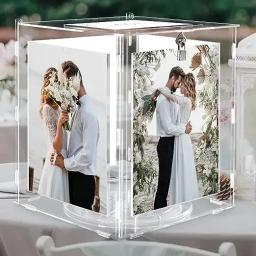 Caixa De Cartão De Casamento De Acrílico Com Fechamento, Caixa De Dinheiro Para Festa De Aniversário, Recepção Do Chuveiro De Bebê, Caixas De Envelope De Carta Clara - Image 2