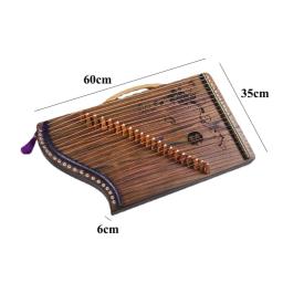 Harpa de madeira portátil para iniciantes, teclado de 21 cordas, instrumentos musicais tradicionais chineses, presente do nicho para crianças - Image 4
