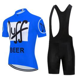 Conjunto de camisas de ciclismo dos homens verão 2024 duff vermelho mtb bicicleta manga curta roupas ao ar livre secagem rápida ropa de ciclismo hombre - Image 4