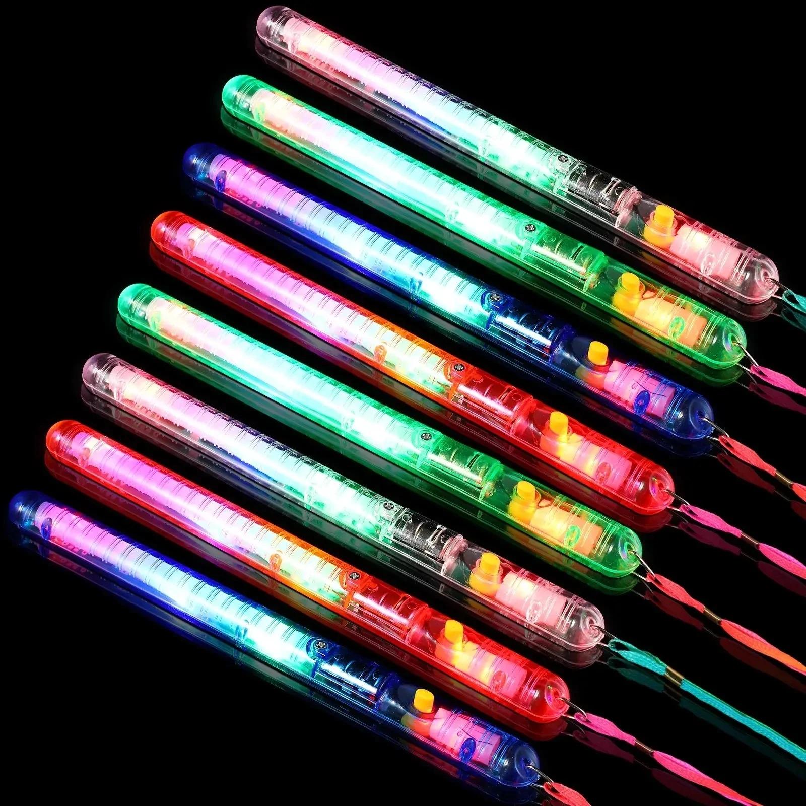 Varinhas LED Glow Fibra Óptica, Light Up, Concertos de Festa, Clubes, Glow Props, Aniversário, Casamento, Escuro, 12 pcs, 24 pcs, 48pcs - Image 1