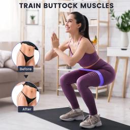 5 pçs/set yoga resistência faixas de borracha expansor cinto musculação equipamentos fitness pilates treinamento esportivo treino elástico - Image 4
