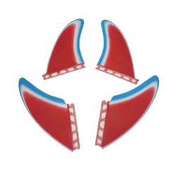 Nova quilha vertical quad fin barbatanas de prancha 4 pçs conjunto para fut caixa tamanho xl + xs gfk fibra de vidro l m tamanho fut barbatanas surf fin - Image 6