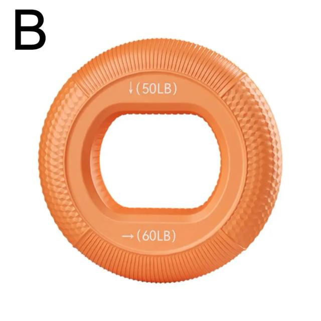 Fortalecedor de Dedos em Silicone Ajustável para Exercícios de Pulso e Fitness