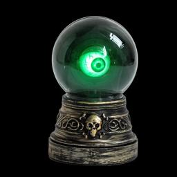 Halloween Crystal LED Light Ball com luzes, bola de cristal assustador a pilhas, decoração gótica, casa assombrada Props - Image 1