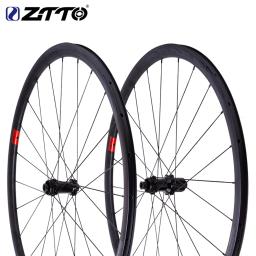 Ztto bicicleta de estrada sem câmara de ar freio a disco rodado 30mm liga alumínio aero aro largo 142x12 12x100 através do eixo hub r1s r2 roda da bicicleta - Image 1