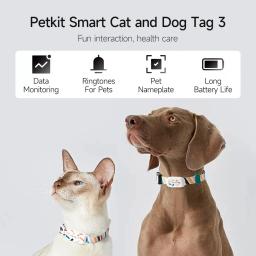 Petkit smart pet collar sono/monitoramento de dados de descanso com ringtones para animais de estimação pet placa de identificação para cães pequenos e médios gatos trabalham com app - Image 6