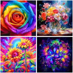 Kit de pintura sem moldura para adultos, kits de pintura iniciantes, hobbies DIY para mulheres, 1 peça - Image 1