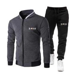 Conjunto de calças temperadas de beisebol masculino, conjunto esportivo, moda clássica, novo estilo, primavera e outono, 2024 - Image 3