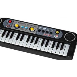 Mini brinquedos de instrumentos musicais para crianças, 37 teclas, teclado eletrônico, microfone, aprendizagem, quebra-cabeça educacional - Image 4