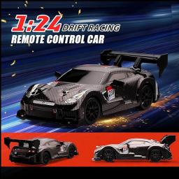 Alta velocidade 1:24 controle remoto racer rápido 4wd recarregável carro de deriva com controle 2.4ghz aventura de corrida para meninos kit presente agora - Image 2