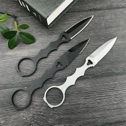 Faca de lâmina fixa com alça, lâmina e alça, Outdoor EDC Survival Hand Tool, Camping e facas de caça, BM 176 Spear, 3 cores, 440C - Image 1