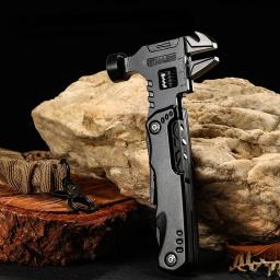 Multitool alicate multifuncional garra martelo ferramenta de aço inoxidável ao ar livre sobrevivência fio cortador faca acampamento chave ferramentas manuais - Image 2
