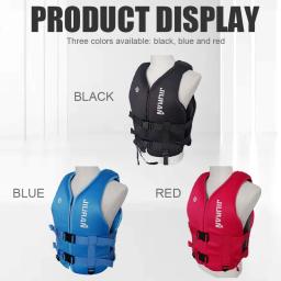 Neoprene Safety Life Jacket para adultos e crianças, colete esportivo aquático, pesca, caiaque, canoagem, natação, drifting, novo - Image 2