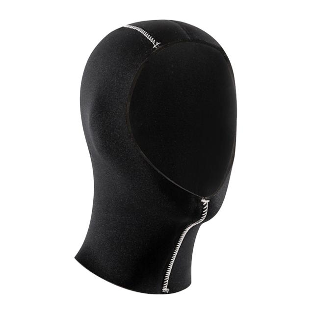Touca de Natação Unissex em Neoprene com Capuz e Ombro para Mergulho - Acessório Quente para Inverno e Wetsuit