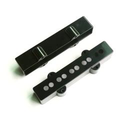 Preto 5 cordas Jazz Bass captador capas, pescoço e posições de ponte de Donlis, peças de guitarra, 2pcs por conjunto - Image 2