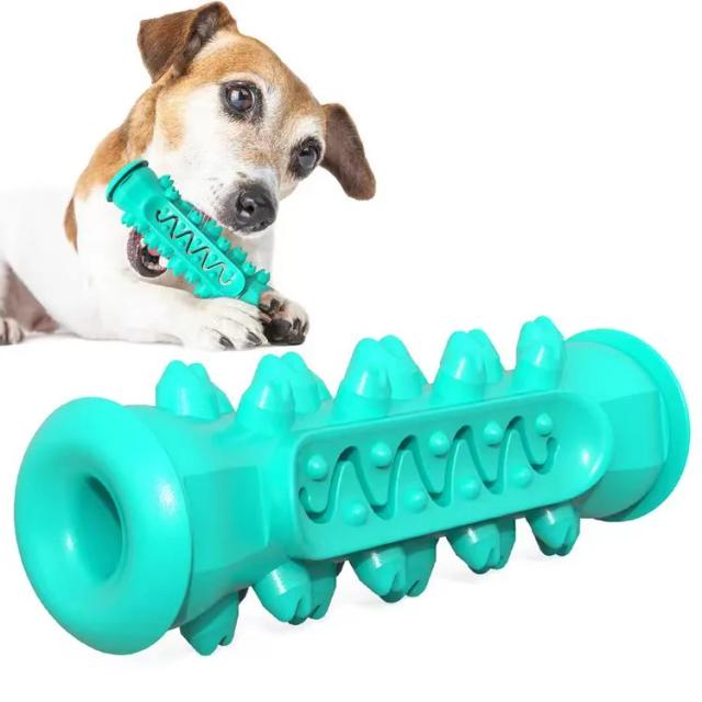 Escova de Borracha para Cães: Acessório Interativo para Limpeza Dental e Treinamento de Pequenos e Grandes Amigos