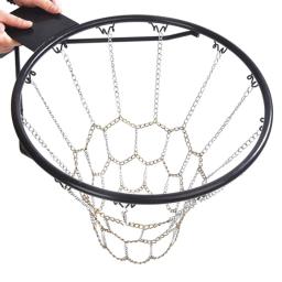 Rede de basquete clássica esportiva de basquete ao ar livre, corrente de aço galvanizado, durável, rede de alvo de basquete - Image 6