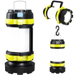 Lanterna LED recarregável para Camping, Power Bank, 6 Modos, impermeável, lanterna para caminhadas, ao ar livre e recreação, 3000mAh, novo - Image 1