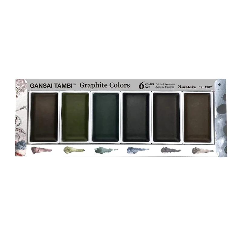 Pigment-conjunto de tinta para water, material de pintura, 6 cores, pigmento fosco, suprimento de arte para artistas - Image 1